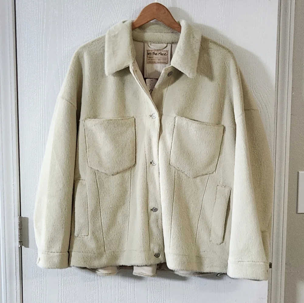 Free People We The Free Cixy Opal Swing Jacket‎  Ivory